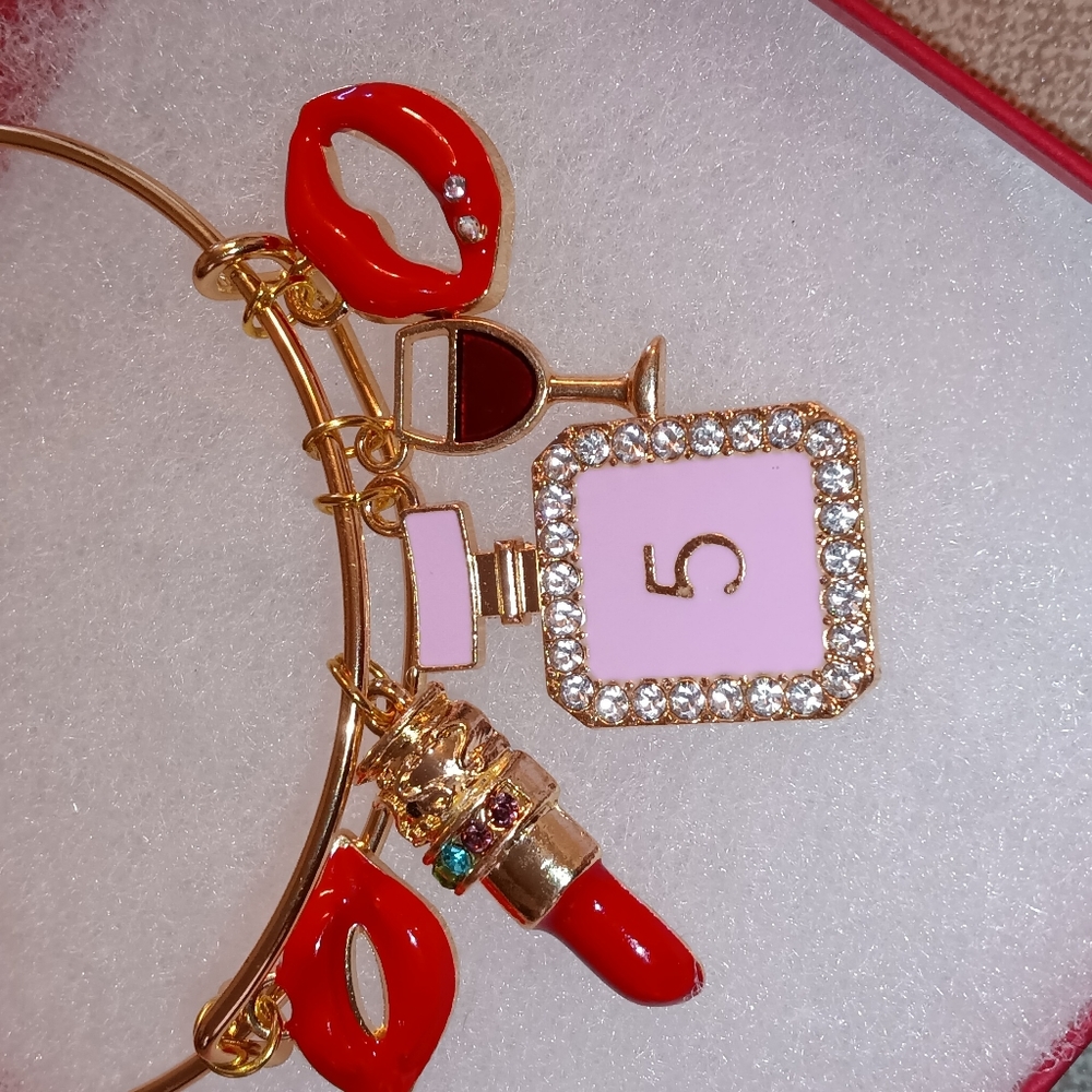Designer charm bracelet